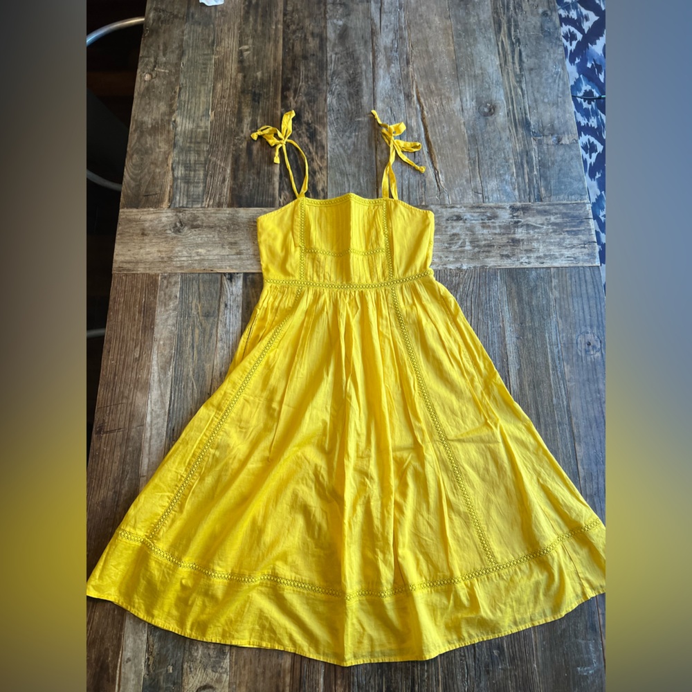 J Cree Yellow Sundress - size 0
